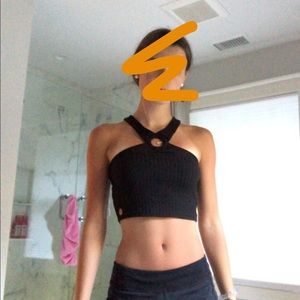 pacsun cropped shirt